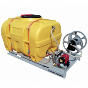 Cuve d'arrosage en PE sur plateau 2000 L thermique