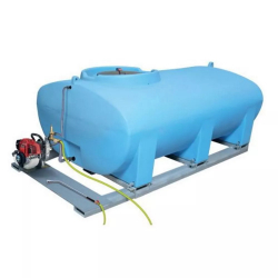 Groupe d'arrosage premium en PEHD 2500 L équipée sur chassis DURAPLAS