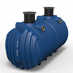 Citerne à eau robuste enterrée pré-équipée 20000 litres