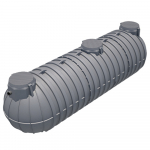 Cuve à eau 20000 litres enterrée pré-équipée