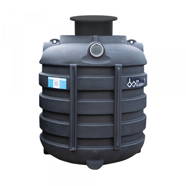 Réservoir récupérateur d'eau de pluie 500 litres - Cuve polyéthylène  aérienne verte - Horizontal au meilleur prix - Rototec