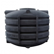 Cuve à eau de pluie 3300 L ronde économique