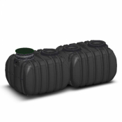 Cuve à eau de pluie double à enterrer 7500 Litres