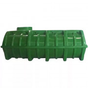 Cuve à eau de pluie plate 10000 L pré-équipée