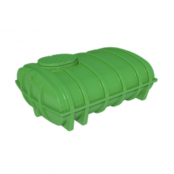Cuve à eau de pluie plate 6000 L nue 