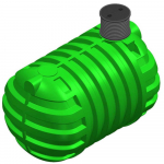 Cuve à eau enterrée nue ou pré-équipée d'un filtre 12000 litres