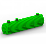 Cuve à eau enterrée nue ou pré-équipée d'un filtre 55000 litres