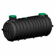 Cuve de récupération d'eau de pluie équipée - 10000 L