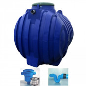 Cuve de stockage d'eau 3000 L pré-équipée avec filtre