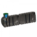 Cuve de stockage d'eau de pluie équipée 10000 L