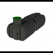 Cuve de stockage d'eau de pluie équipée 8000 L