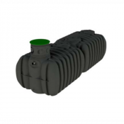 Cuve de stockage d'eau de pluie équipée 8000 L