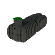 Cuve de stockage d'eau de pluie équipée 8000 L