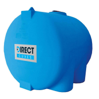 Citerne à eau de pluie horizontale nue personnalisable  500 L