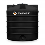 Cuve à eau de pluie 2000 L équipée avec vanne