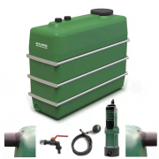 Cuve à eau renforcée 2000 litres avec système de pompe pour le jardin
