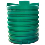 Cuve à eau ronde de 5000 L qualité alimentaire verte