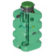 Cuve de récupération d'eau de pluie équipée - 750 L