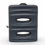 Cuve de stockage d'eau anthracite, hors sol - 430 L