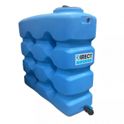 Cuve de stockage d'eau verticale pré-équipée vanne de 3000  L