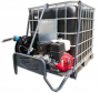 Cuve IBC transport 1000 L équipée pompe et nettoyeur haute pression