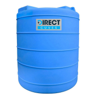 Cuve verticale aérienne de stockage d'eau de pluie de 13000 L