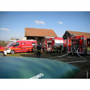 Réserve incendie citerne souple avec PRISE DIRECTE sur mesure