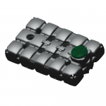 Cuve à eau potable plate ACS  5000 L enterrée ou hors sol