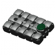 Cuve à eau potable plate ACS  5000 L enterrée ou hors sol