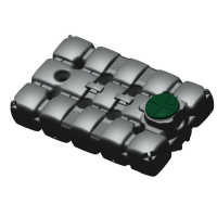 Cuve à eau potable plate ACS  5000 L enterrée ou hors sol