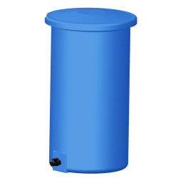 Cuve cylindrique à eau potable ACS avec vanne - 100 L