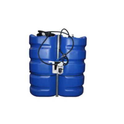 Cuve de stockage simple paroi équipée - 2400L