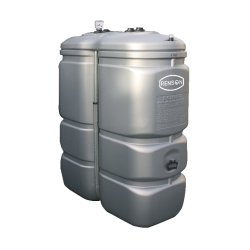 Cuve de stockage simple paroi équipée - 750L