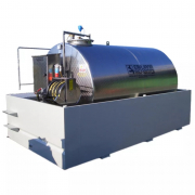 Cuve en acier avec rétention 100% AVGAS - 3000L