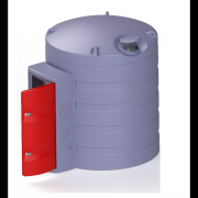 Cuve 5000 L pour stockage de GNR équipée avec grande armoire
