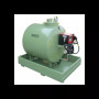 Cuve GNR 1300 L de stockage acier simple paroi avec son bac de rétention