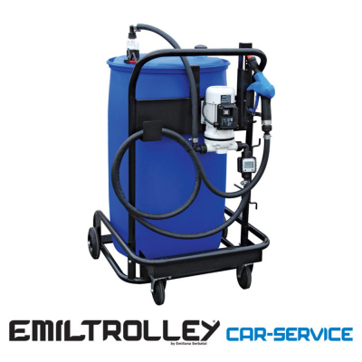 Cuve de transport d'AdBlue 220 Litres sur chariot à roulettes EMILIANA SERBATOI