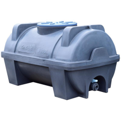 Cuve de transport et stockage d'eau cylindrique 1000 litres