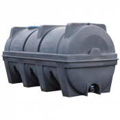 Cuve de transport et stockage d'eau cylindrique 6400 litres