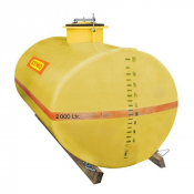 Cuves polyester fibre de verre ovales de 3000 litres