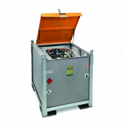 Cuve GNR de chantier acier/PE mixte 850 Litres GNR + 100 Litres AdBlue® DT-MOBIL de CEMO