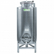 Cuve de stockage de vin à fond plat de 300 à 2000 litres