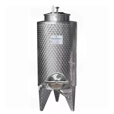 Cuve de stockage en inox à fond conique 500 Litres