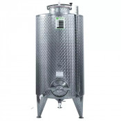 Cuve de stockage fond conique inox pour vin de 300 à 2000 litres