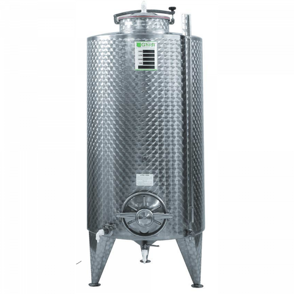Cuve de fermentation à vin à fond conique 300 Litres sur