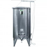 Cuve de vinification fond conique pour vin 300 à 2000 L
