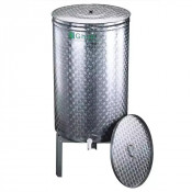 Cuve de vinification fond plat de 50 à 2000 litres flotteur à huile