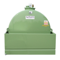 Cuve de stockage d'huiles usées équipée - 3172 Litres