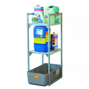Rayonnage de rétention petits récipients et fûts de 60L