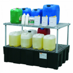 Rayonnage de rétention pour petits récipients 224 L